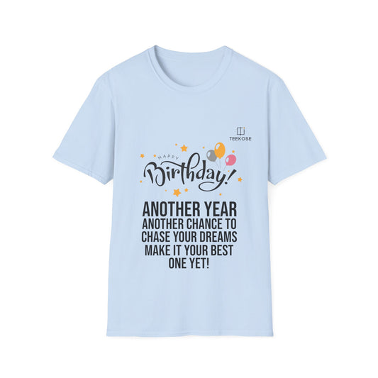 Softstyle Happy Birthday T-Shirt