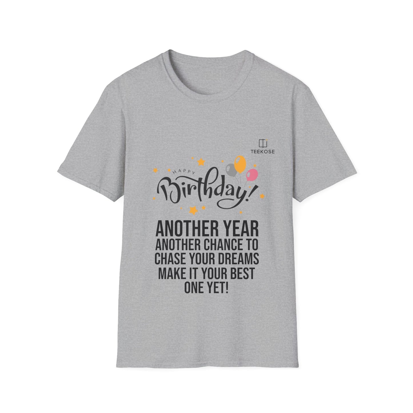 Softstyle Happy Birthday T-Shirt