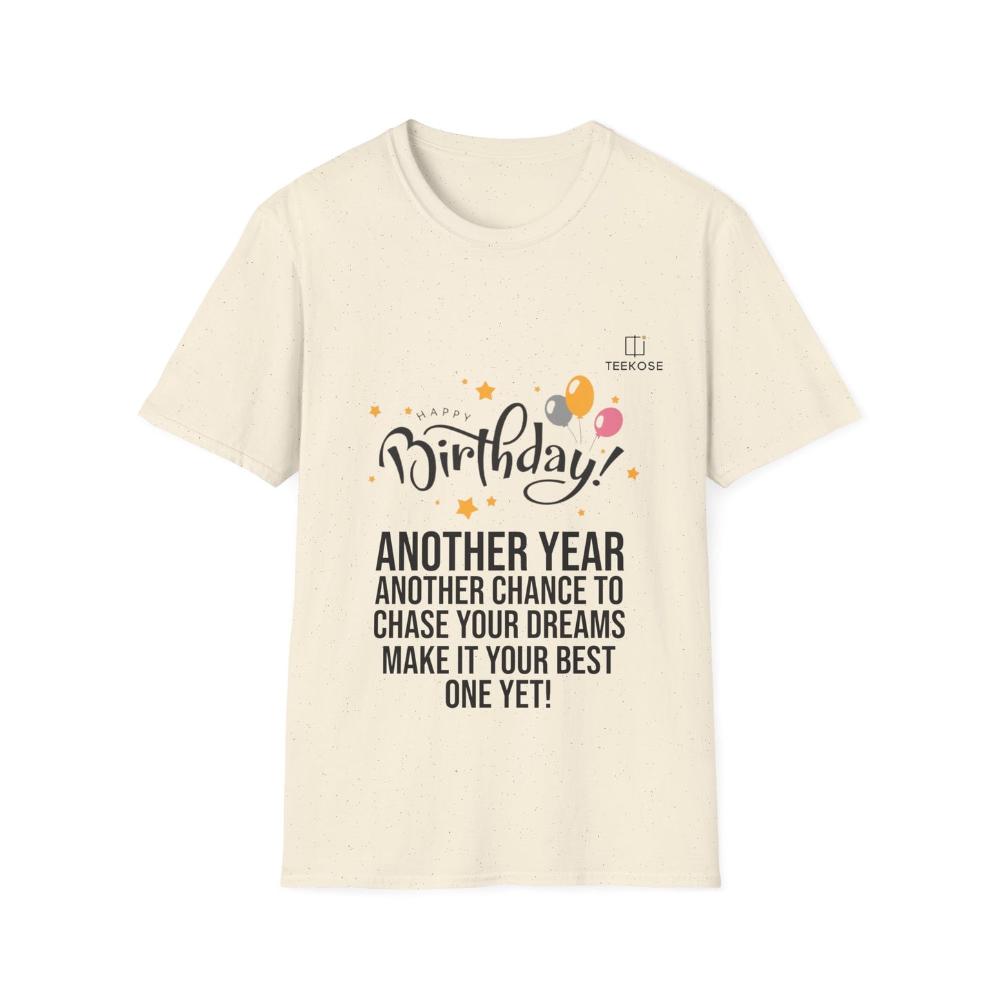 Softstyle Happy Birthday T-Shirt